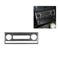 Carbon Fiber Interior AC Button Frame Cover Trim For Chevrolet Corvette C6 05-07