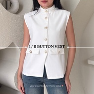 1 / 11 Button Vest | Daybydate | Women's Vest Vest Top Turtleneck Vest Women's Top Women's Vest Top 