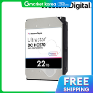 WD | WD DC HC570 22TB SATA3 WUH7ALE6L4 ฮเลยม รบประกน 5 ป