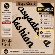 alphabet 5 cm/10cm/15cm(H) Custom Name Acrylic Letters ( Per Huruf ) [ Wall Decoration Decoration ] 