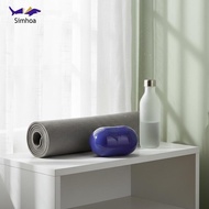 [Simhoa] Yoga Balance Exercise Ball with Air Pump Peanut Fitness Ball Peanut Balance Ball Yoga Balan