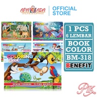 Kindergarten Coloring Book [1 Pcs - 6 Sheets] Picture Book/ for 2 Year Old Children BM-318