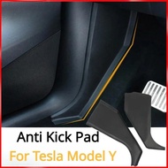 Anti Kick Pad for Tesla Model Y 2021-2023 Front Door Rest Pedal Side Guards Protector Sticker Protec