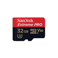 32GB SanDisk Extreme Pro microSDHC Card UHS-I U3 V30 Support 633x R:95MB/s Overseas Retail SDSQXXG-032G-GN6MA