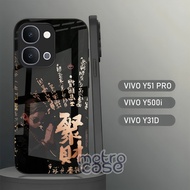 HP Casing Glossy Glasshp VIVO Y51 PRO - VIVO Y500i - VIVO Y31D - VIVO - MEN'S MOTIF - G97