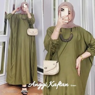 Pabrik Baju ANGGI KAFTAN Bahan KATUN RAYON Gamis Dress Kondangan Model Terbaru Kaftan Wanita Simple