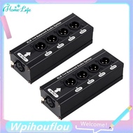 [HoME&life] 2PCS XLR Balanced Audio Splitter 1 in 4 Out XLR Audio Splitter XLR Audio Signal Splitter