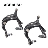 AGEKUSL Bike Brake Set Side Pull Calipers C Brakes Front And Back Brakes For Brompton 3 Sixty Pikes Java Folding Bicycle 360g