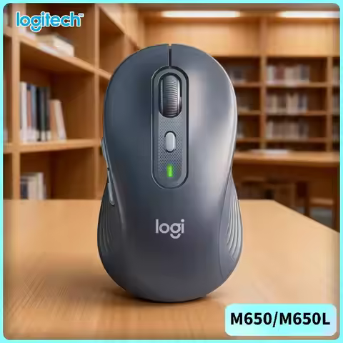 Logitech M650 Compact Silent Mouse, Bluetooth & 2.4GHz, Perfect for Laptop & Tablet Users M750/M280/