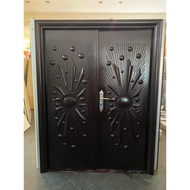 Pintu Double/Pintu Utama Rumah/Pintu 2 Daun/Pintu Baja/Pintu