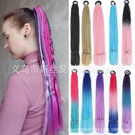 Colorful Braids Three-Strand Braids Wig Braids Ponytail Braids Female Twist Braids High Temperature 