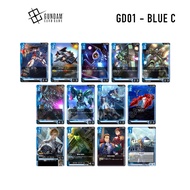 [Gundam Card Game] GD01 BLUE - C cards /GD01-015/GD01-018/GD01-089/GD01-104/GD01-124/Gundam GD01