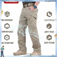 IX9 Tactical Pants Men Trousers Men Ma Pocket Waterproof Wear Resistant Casual Cargo Pants for Men