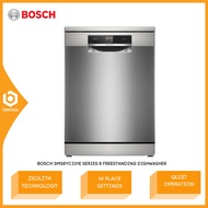Bosch Series 8 Freestanding Dishwasher 60cm Stainless Steel 14 Place Settings AquaStop SMS8YCI01E Pe