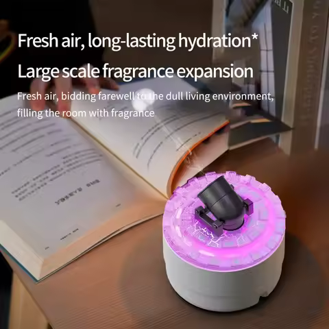 HOMEFISH Aromatherapy Diffuser Spray Air Humidifier 7Colour Gradient Night Light Ultrasound Essentia