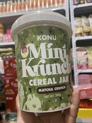 KONU Mini Krunch Cereal Jar EXTRA BIG 350g (MATCHA KRUNCH)