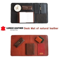 Desk mat,Leather desk mat,Natural cowhide desk mat.