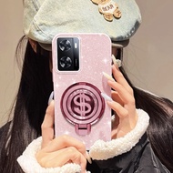 YBD Phone Case For OPPO A57 A77 2022 A77S A77E A57E A57S OnePlus Nord N20 SE 4G Rotating USD Bracket