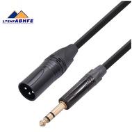 6.35mm to XLR Jack Audio Cable 6.35mm (1/4In) Male to 3 PIN XLR Male Balanced Interface Cable for Mi
