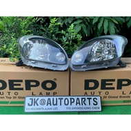 Headlamp/ Lampu Depan Smoke ( DEPO ) - PERODUA MYVI (2005 - 2008)
