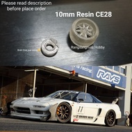 With axle hole Hotwheels Resin CE28vr CE28N wheels & Rim tayar hotwheel tomica not 1-64