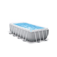 INTEX 4M x 2M x 1.22M (13'1 1/2 x 6'6 3/4" x 48") Prism Frame Rectangular Pool Set IT 26790UK
