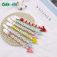 【Hot New Release】 Cute-Idea Baby Silicone Beads 1set Crown Teether Pendant Diy Necklace Bpa Free Baby Teething Pacifier Chain Clip Toys