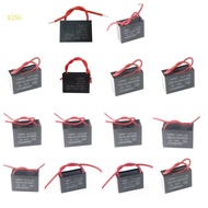 （High discounts）royalking.my CBB61 Capacitor 450V 1UF-20UF Start Capacitance Fan Capacitor Replaceme