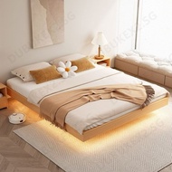 Solid Wood Hanging Bed Without Headboard Bedroom Bed Frame Single Bed Frame Super Single Bed dubukex