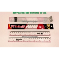 (1 Piece) WHOLESALE 20 cm BUTTERFLY Ruler / 20cm Butterfly PVC Ruler / 20 cm Butterfly Ruler