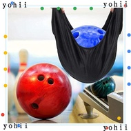 YOHII Bowling Ball Cleaning Bag, Black Color Bowling Accessories Bowling Carry Bag, High Elasticity 