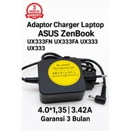 Adaptor Charger Asus Zenbook UX333FN UX333FA UX333F UX333 4.0*1.35 3.42A 65W Ori Garansi 3 Bulan
