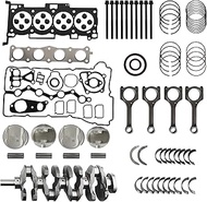 G4KE Engine Overhaul Gasket Kit Piston Ring Kit Engine Bearing Crankshaft Fit for Hyundai Sonata Kia