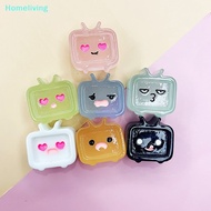 Homeliving 5Pcs Resin Bercahaya Kartun Televisi Mainan Mini Miniatur