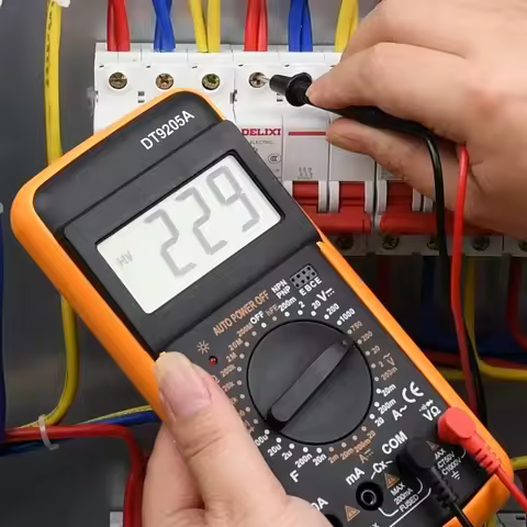Multimeter High Precise 6000 counts 1000V AC DC Digital Multimeter Ohm Hz NCV Live C/F Duty Multimet