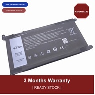 WDX0R 15MF 7560 7000 WDXOR PRO-1508T 5378 T2JX4 14 5567 Dell 13 7368 FW8KR 5000 Laptop Battery 5368 