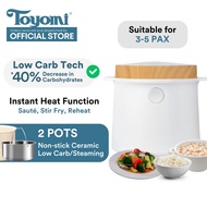 TOYOMI 0.8L SmartDiet Micro-Com. Low Carb Rice Cooker RC 2090LC