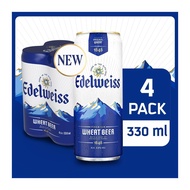 Edelweiss Weissbier Wheat Beer Can 4 X 330ML