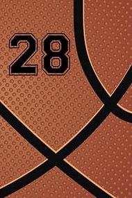 28 Journal: Number #28 Basketball Jersey Twenty Eight Notebook, Basketball Player Playbook Journal G