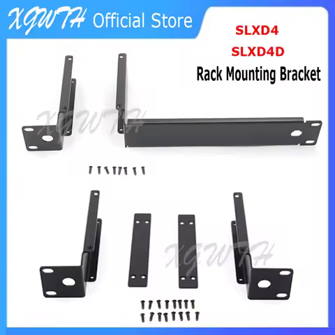 Metal Rack Mounting Antenna Extension Cable Bracket Rack Kit For Shure SLXD4 SLXD4D Wireless Microph