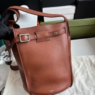 Celine 焦糖色Big bag Bucket水桶包 肩背包