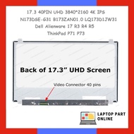 17.3 40PIN UHD 3840*2160 4K IPS N173DSE-G31 B173ZAN01.0 LQ173D1JW31 D.EL.L Alienware 17 R3 R4 R5 .. 