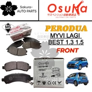 OSUKA Front Brake Pad Perodua Myvi 1.3 1.5 Lagi Best, Axia Bezza Buatan Malaysia (D0101M)