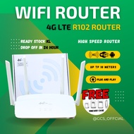 READY STOCK R102 WiFi Modem Home Router 3G 4G LTE CPE Router Modem WiFi Router