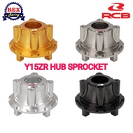 Y15ZR RB RCB Hub Sprocket 4 Hole ( Gold / Black / Titanium Grey / Silver)