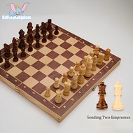 Wooden Chess Board Tournament Size Folding Board Chess Game International Chess Set Travel Size
