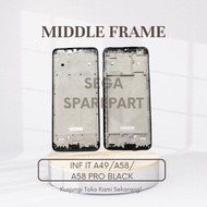 MIDDLE FRAME/ LCD MIDDLE BONE INF IT A49/A58/A58 PRO BLACK