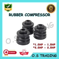 AIRCOND COMPRESSOR MOUNTING BUSH/COMPRESSOR MOUNTING RUBBER 1.0HP-1.5HP/2.0HP-2.5HP (3PCS/SET)