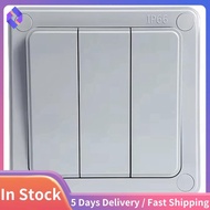 Push Button 1/3 Gang IP66 Waterproof for Outdoor Wall Light Switch 16A Dust-Proof Power Switch 2 Way