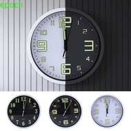 EPOCH Luminous Wall Clock, Silent Plastic Quartz Wall Clock, Living Room Decoration Time Accuracy Fa